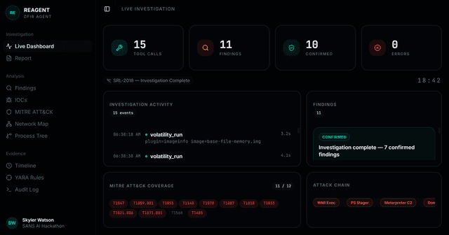 REAGENT live preview